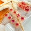 Red Blush Press on Nails Short Square Shape, 24Pcs Coffin