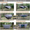 AnorTrek Camping Hammock with Mosquito Net and Rain Fly Tarp,