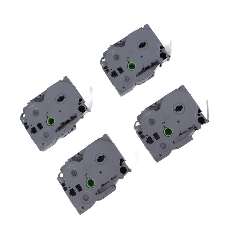 Label Maker Tape 12mm Width 8M Length Black On White