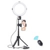 VIJIM Ring Lamp with Tripod, Phone Holder and Bluetooth Remote