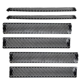 Dura-Gold 10-Inch Half Round Standard Cut Replacement Blade, Pack of 6 - Steel Shaver Cheesegrater Rasp for Auto Body Filler, Dent Repairs, Wood Fiberglass - Shaping Curved Surfaces Hand Plane Scraper