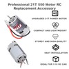 Professional 21T 550 Motor RC Replacement Accessory, Brushed ESC Electric