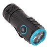 Mini Powerful Flashlight High Luminous Flux 2000lm Bright USB C