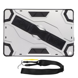 Tab Case Ultra Thin Heavy Duty Shockproof Tablet Case for Kindle Fire HD 10 Tablet Fire HD 10 Plus TabletSilver