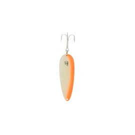 Dardevle Nickel Back 1 oz Fishing Spoons, Glow Orange