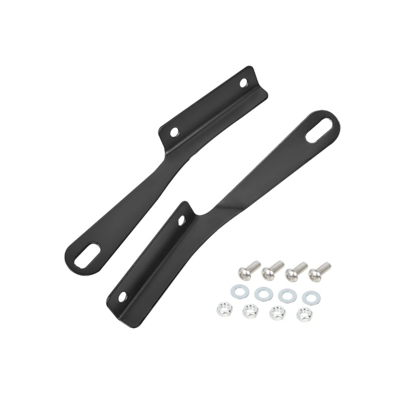 LisylineAuto Universal Motorcycle Windshield Deflector Windscreen Wind Protection Front Flyscreen