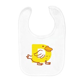 Fabulous Organic Cotton Baby Bib, White