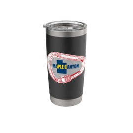 Maple Canyon Rock Climbing Carabiner Stainless Steel Insulated Tumbler