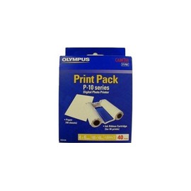 Olympus P-P40 Paper (40 Sheets for P-10 with Ribbon)