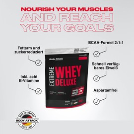 Body Attack Extreme Whey Deluxe 23637 900 g