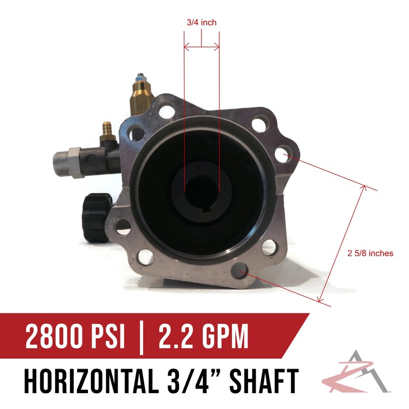 OEM | AR 3/4" Shaft 2800 PSI PRESSURE WASHER PUMP