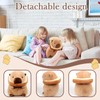 Capybara Plush, 2 Pcs Capybara Plush, Cuddly Toy with Toast