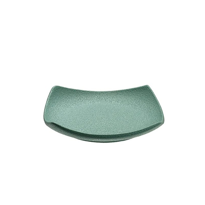 Ceramic Tea Holder (Square, Light Green) W 3.4 x H