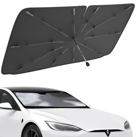 Windshield Sun Shade for Car Front Window – Sun Shade for car Windshield Blocks UV Rays & Heat, Keeps Interior Cool, Foldable Sun Visor Cover with Universal Fit for Front Windows(56" L x 31" W)