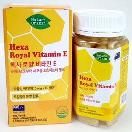 Nature Origin 네이처오리진 헥사로얄 비타민E 1020mg x 180캡슐 Nature Origin Hexa Royal Vitamin E 1020mg x 180 Capsules