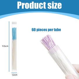Lonwiner 120 Ohrloch Reiniger, Ohrloch Antiseptikum Ohrloch Reiniger Piercing Desinfektion Ohrloch Reiniger Stäbchen, 2 Farben