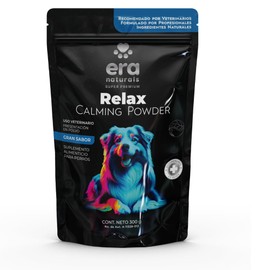 Relax Calming Powder Suplemento para Perro. Relajante y Calmante Canino. Complemento para Croquetas o Dieta Barf. 300 Gramos