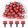 AEDIKO 100pcs Drip Irrigation Fittings 360 Degree Adjustable Irrigation Drippers