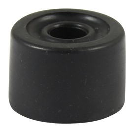 TIMco DSBLACKP PVC Door Stop 21 x 32mm - Black (Pack of 2)