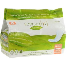Organyc Organic Maternity Pads 12Pk