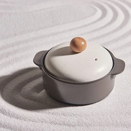 Laciete Moonpot heat-resistant pot, crack-free earthenware pot 14cm/16cm/18cm, 16cm / 라씨에뜨 문팟 내열냄비 무균열 뚝배기 14cm/16cm/18cm, 16cm