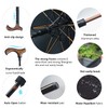 Auto Open Walking Stick Crutch Umbrella,2 in 1 Cane Umbrella,Heavy