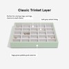 Stackers Sage Green Classic Medium Jewellery Box Trinkets Layer