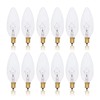 Simba Lighting Candelabra Torpedo Clear B10 CTC 25W E12 Base