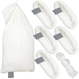 Venbytech for 6 Pack Elk Game Bags Hunting Meat Bags Breathable Rolled Heavy Duty Quarter Bags