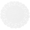 Rayher 59225102 Lace Paper Set: Round, Self-Service Bag, 60 Pieces,