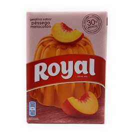 Royal, 2 x 2oz Peach Flavoured Gelatin Powder - 30% Less Sugar