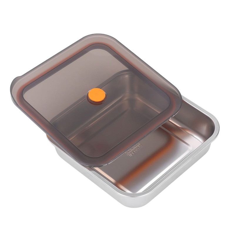 316 Stainless Steel Food Storage Container Vacuum Sealed Metal Food