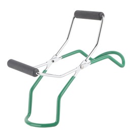 Canning Jar Lifter, Canning Supplies Stainless Steel Jar Gripping Pliers Canning Tongs with Grip Handle for Home Kitchen (Green)