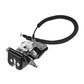 X AUTOHAUX Rear Liftgate Door Lock Actuator with Cable for Dodge Grand Caravan 2008-2017 for Dodge Journey 2009-2018 for Jeep Grand Cherokee 08-13 Tailgate Latch Assembly No.4589243AB Black