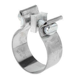 Hihaha Exhaust Pipe Clamp/Exhaust Muffler Tube Joint for Car Truck/Durable Stainless Steel 2.24" 30mm / 1 Pc Silver Tone