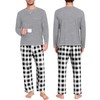 lemorliva Men & Women Pajama Sets for Couples Long Sleeve
