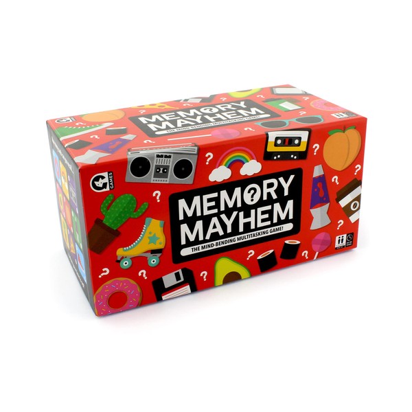 Ginger Fox Memory Mayhem Card Game | Put Your Memory To The Test | Memorise The Cards | Roll The Dice | Recall The Colour, Number, Or Icon To Win Points | Fun Motor Skills For Kids Ages 12+ Years.