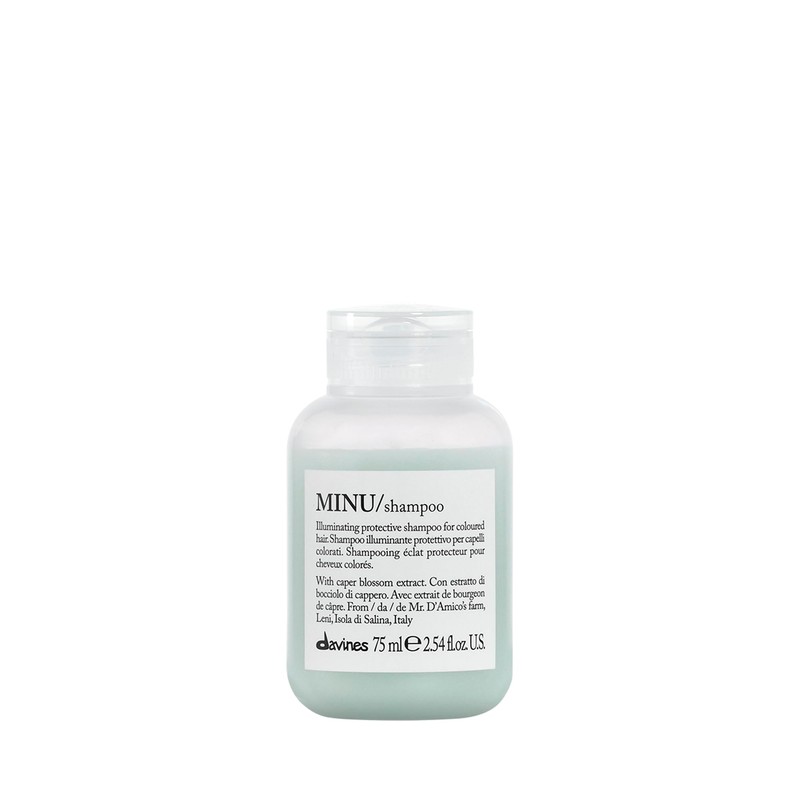 Davines MINU Shampoo, Hydrating Color-Protecting Gentle Cleansing Action for Colored