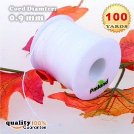 PMLAND 1 X Roll of 100 Yards Lift Shade Cord 0.9 mm - White