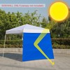 ABCCANOPY Slant Leg Canopy SunWall, 1 Pack Sidewall Only, Blue