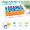 Monthly Pill Organizer 2 Times a Day, 31 Day Pill