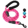ADOGO® Rope Dog Lead with Soft Padded Handle and Reflective