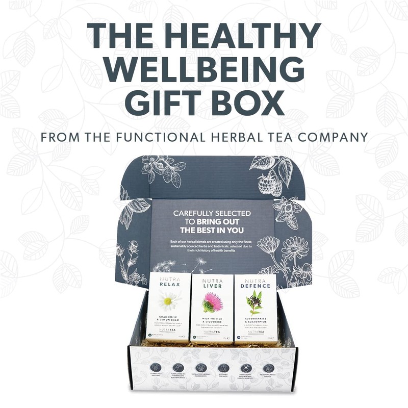 NutraTea - The Healthy Wellbeing Gift Box - Herbal Teas