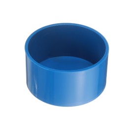 sourcing map PVC Pipe End Cap Fitting, 110mm/4.33" ID Furniture Grade Pipe End Cap Plug Adapter Pipe Plug Socket Fittings for Sewer Drain Pipe Connections, DIY Garden Shelf, Blue