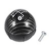 INFINAUTO 5 Speed Gear Shift Knob for Fiat 500 500C