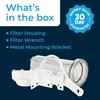 SpiroPure Clear Water Filter Housing 10 inch / 2.5 x