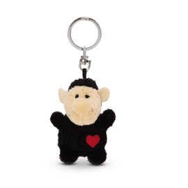NICI Keyring Sheep Black with Heart 5 cm