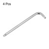 QUARKZMAN 4 Pieces L-Shaped Torx Allen Key T45 6.26" Length