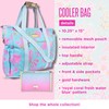 Lilly Pulitzer Blue Beach and Picnic Cooler, Insulated Bag with