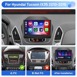 4+64G Radio for Hyundai Tucson IX35 2010-2015 Carplay Stereo